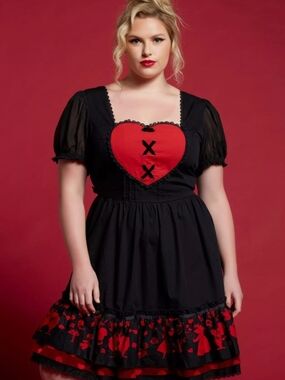 MopHot Topic Queen Of Hearts Dress
